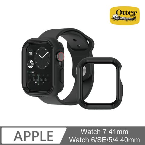 OtterBox Apple Watch 7/6/SE/5/4 41/40mm EXO Edge 保護殼-黑