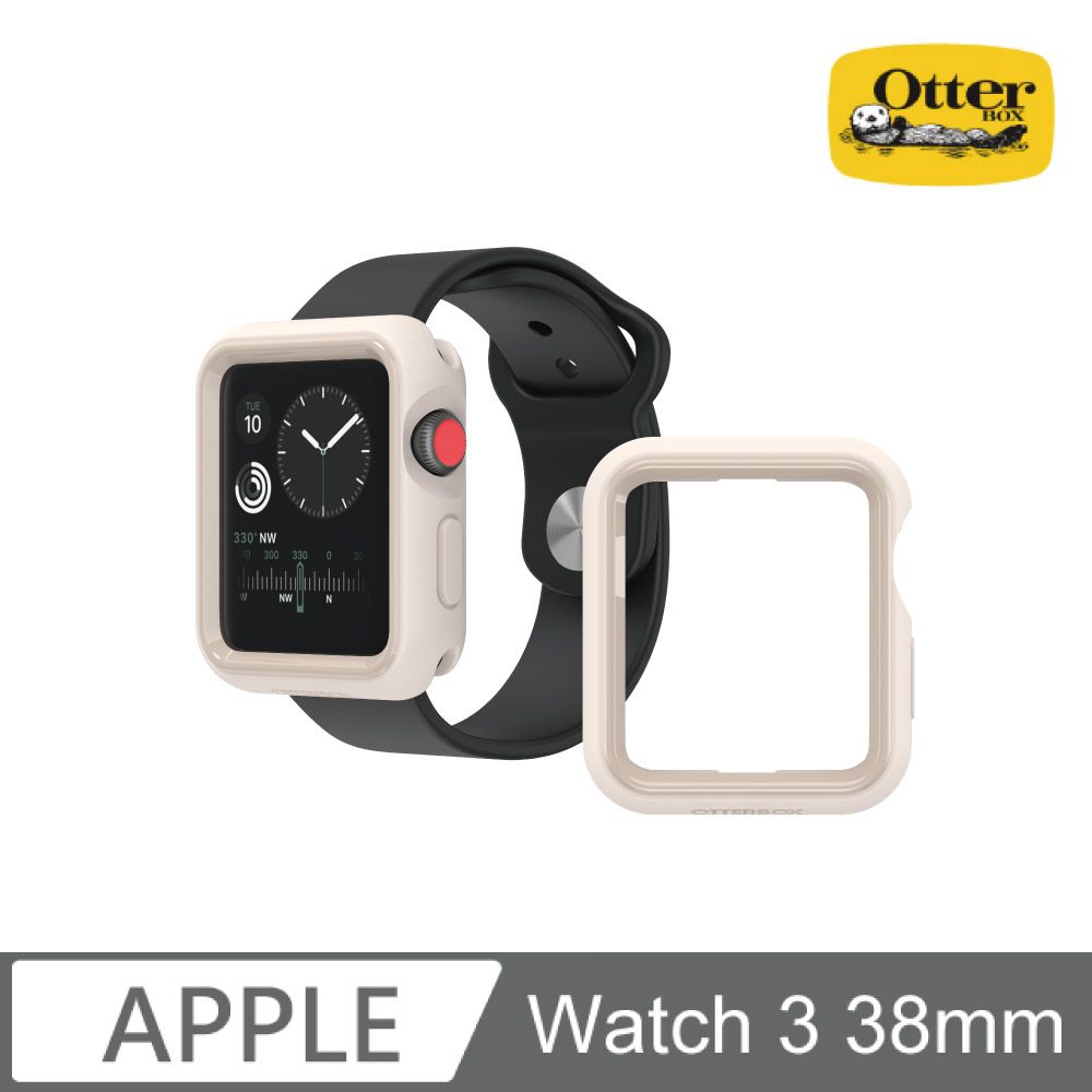 OB Apple Watch 3 38mm EXO Edge 保護殼-米- PChome 24h購物