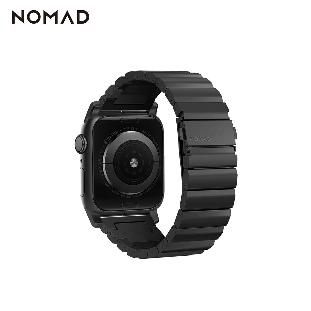 NOMAD 美國 APPLE WATCH不鏽鋼錶帶(黑)49/46/45/44mm(1-10代 & SE & Ultra1-2 適用)