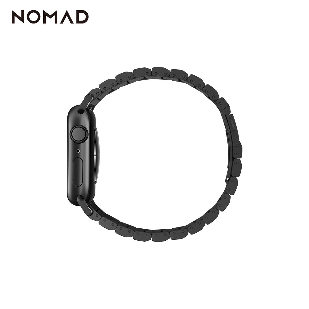 NOMAD 美國 APPLE WATCH不鏽鋼錶帶(黑)49/46/45/44mm(1-10代 & SE & Ultra1-2 適用)