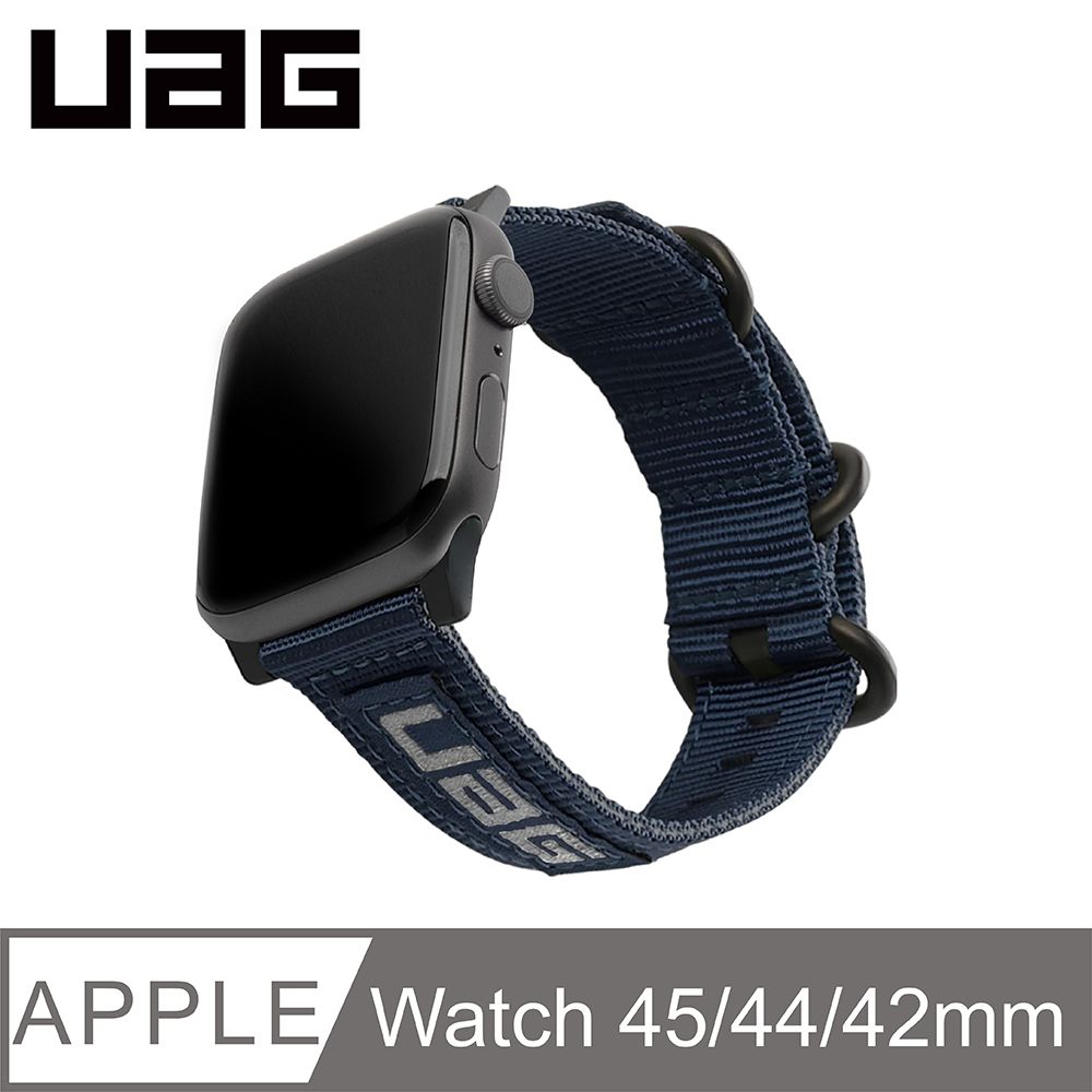 UAG  Apple Watch 42/44/45/49mm Nato環保錶帶-藍