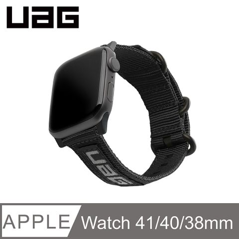 UAG Apple Watch 38/40/41mm Nato環保錶帶-黑