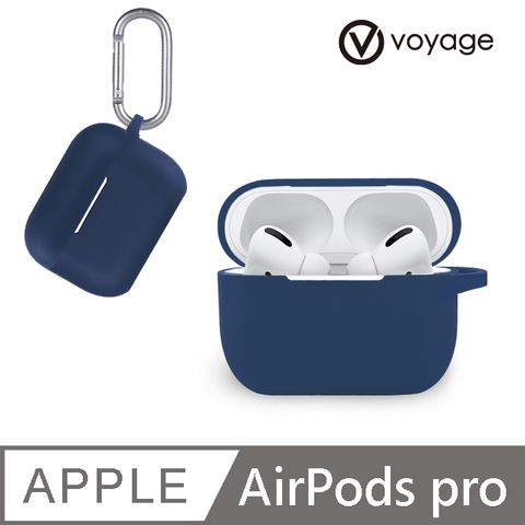 VOYAGE AirPods Pro 液態矽膠防摔保護套-藍➟極致工藝適用於Apple AirPods Pro