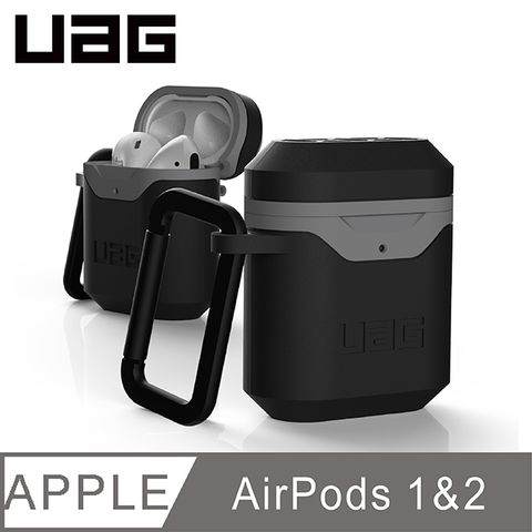 UAG AirPods 耐衝擊硬式保護殼V2-黑灰