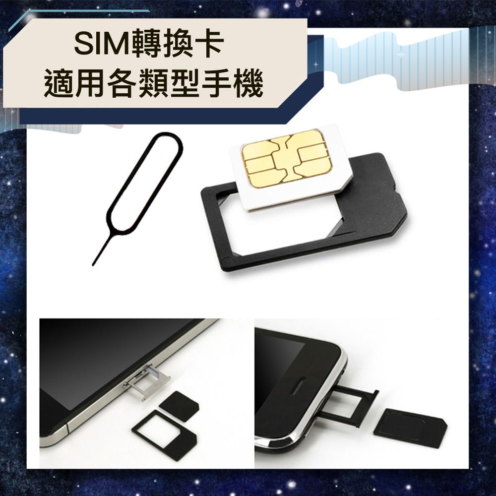 Bravo-u  SIM CARD 轉接卡組-2入組