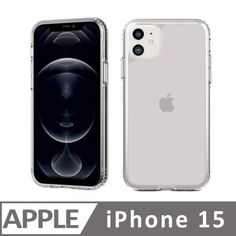 【Tech21】Apple iPhone 15 6.1吋 EvoClear 抗菌透明防摔保護殼