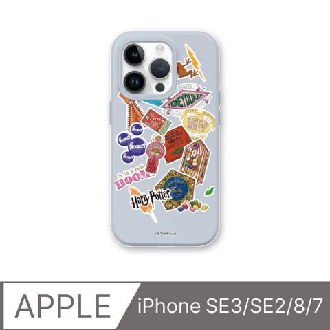 【犀牛盾】iPhone SE3/SE2/8/7SolidSuit防摔背蓋手機殼∣哈利波特-Sticker-蜂蜜公爵糖果店(多色可選)