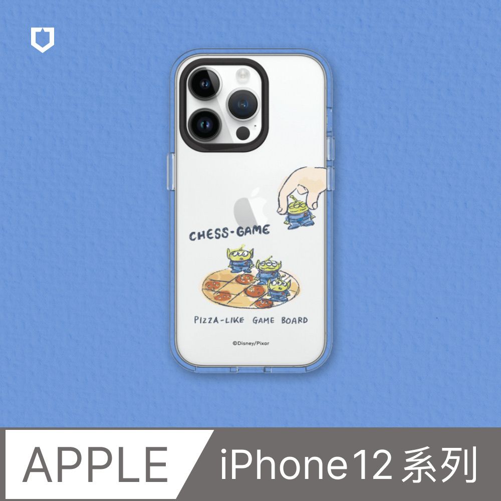 RHINOSHIELD 犀牛盾 iPhone 12系列Clear透明防摔手機殼玩具總動員系列-三眼怪西洋棋玩具