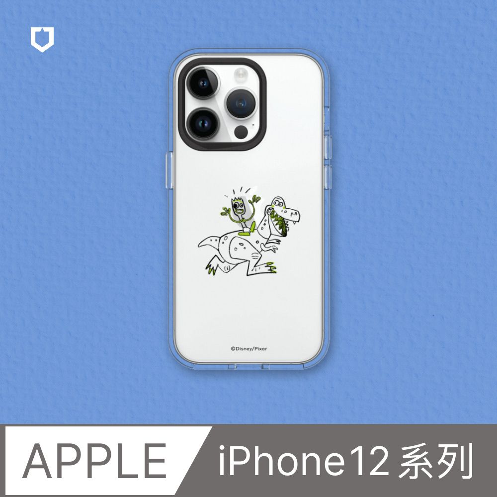 RHINOSHIELD 犀牛盾 iPhone 12系列Clear透明防摔手機殼玩具總動員系列-叉奇與抱抱龍