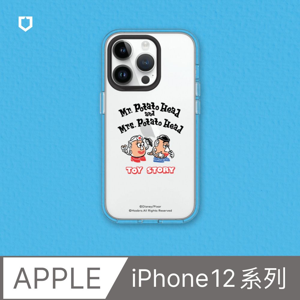 RHINOSHIELD 犀牛盾 iPhone 12系列Clear透明防摔手機殼玩具總動員系列-Hello! 蛋頭先生與蛋頭太太