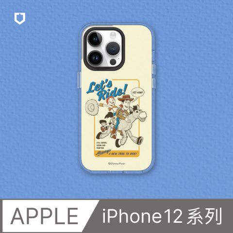 RHINOSHIELD 犀牛盾 iPhone 12系列Clear透明防摔手機殼玩具總動員系列-Lets Ride! 胡迪與翠絲