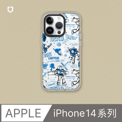 【犀牛盾】iPhone 14系列Clear(MagSafe 兼容)透明手機殼∣玩具總動員系列-巴斯光年 Buzz is hero