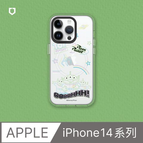 RHINOSHIELD 犀牛盾 iPhone 14系列Clear(MagSafe 兼容)透明防摔手機殼玩具總動員系列-Oooohhh 霓虹世界