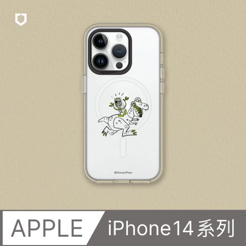 RHINOSHIELD 犀牛盾 iPhone 14系列Clear(MagSafe 兼容)透明防摔手機殼玩具總動員系列-叉奇與抱抱龍