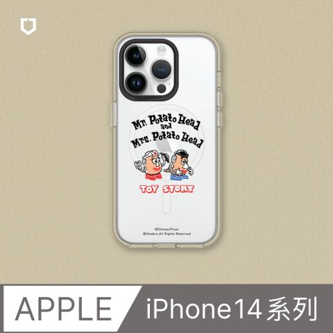 【犀牛盾】iPhone 14系列Clear(MagSafe兼容)透明手機殼∣玩具總動員系列-Hello! 蛋頭先生與蛋頭太太