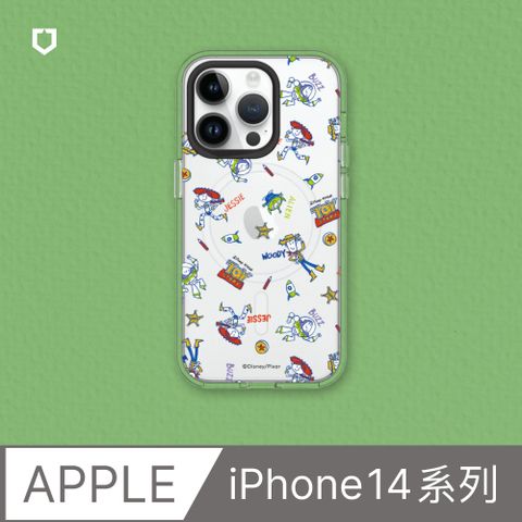 RHINOSHIELD 犀牛盾 iPhone 14系列Clear(MagSafe 兼容)透明防摔手機殼玩具總動員系列-鉛筆畫的玩具總動員