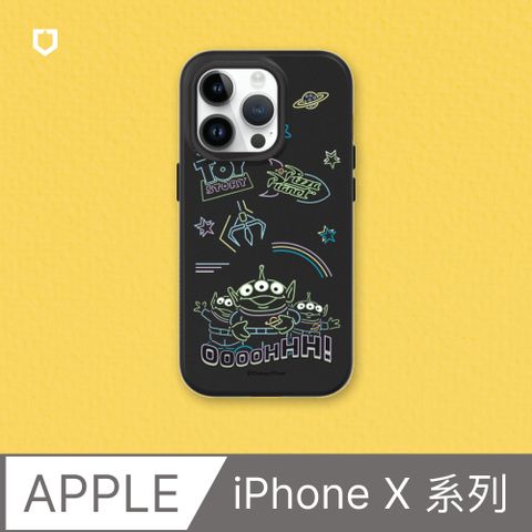 RHINOSHIELD 犀牛盾 iPhone X系列SolidSuit防摔背蓋手機殼玩具總動員系列-Oooohhh 霓虹世界(多色可選)