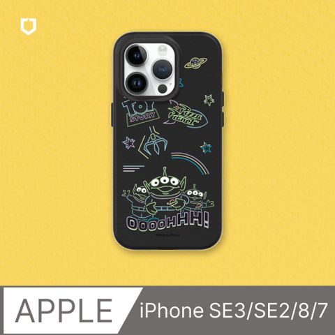 【犀牛盾】iPhone SE3/SE2/8/7SolidSuit防摔背蓋手機殼∣玩具總動員系列-Oooohhh 霓虹世界(多色可選)