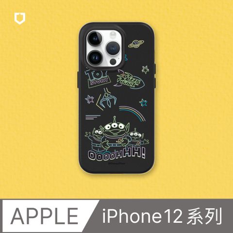 RHINOSHIELD 犀牛盾 iPhone 12系列SolidSuit防摔背蓋手機殼玩具總動員系列-Oooohhh 霓虹世界(多色可選)