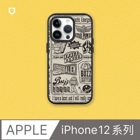 【犀牛盾】iPhone 12系列SolidSuit防摔背蓋手機殼∣玩具總動員系列-玩具總動員-美式風格(多色可選)