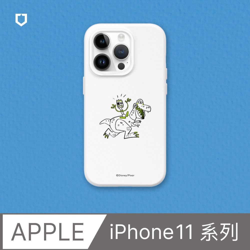 RHINOSHIELD 犀牛盾 iPhone 11系列SolidSuit防摔背蓋手機殼玩具總動員系列-叉奇與抱抱龍(多色可選)