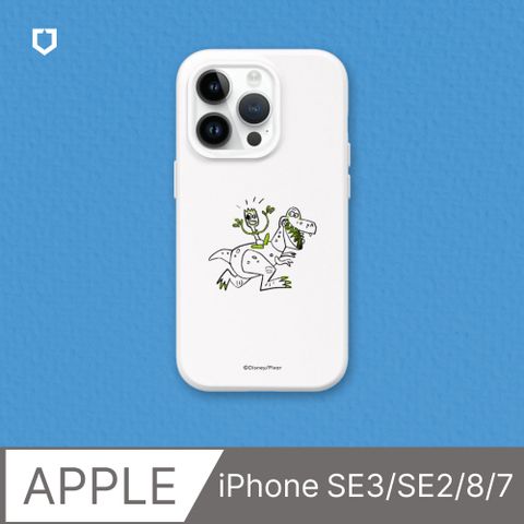 【犀牛盾】iPhone SE3/SE2/8/7SolidSuit防摔背蓋手機殼∣玩具總動員系列-叉奇與抱抱龍(多色可選)