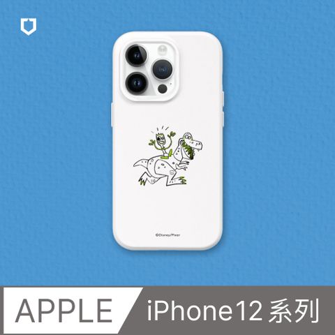 RHINOSHIELD 犀牛盾 iPhone 12系列SolidSuit防摔背蓋手機殼玩具總動員系列-叉奇與抱抱龍(多色可選)