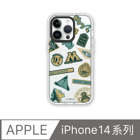 【犀牛盾】iPhone 14系列Clear(MagSafe 兼容)透明手機殼∣哈利波特系列-Sticker-Wizarding World