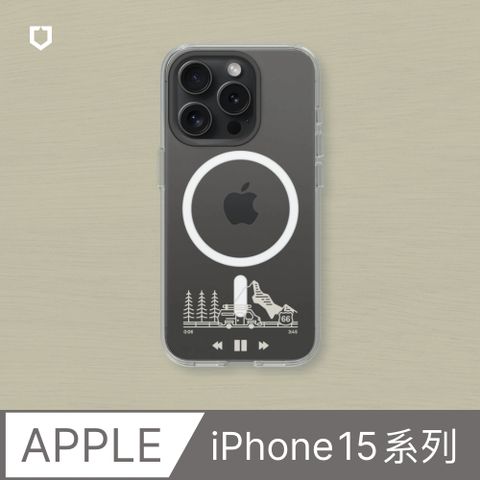 RHINOSHIELD 犀牛盾 iPhone 15系列Clear(MagSafe兼容)透明防摔手機殼獨家設計-在路上