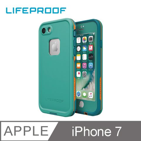 LP iPhone7 全方位防水/雪/震/泥 保護殼-Fre(淺綠)