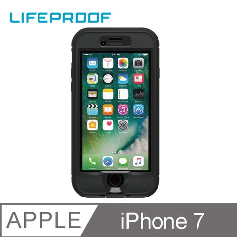 LifeProof iPhone 7 全方位防水/雪/震/泥 保護殼-Nuud(黑)