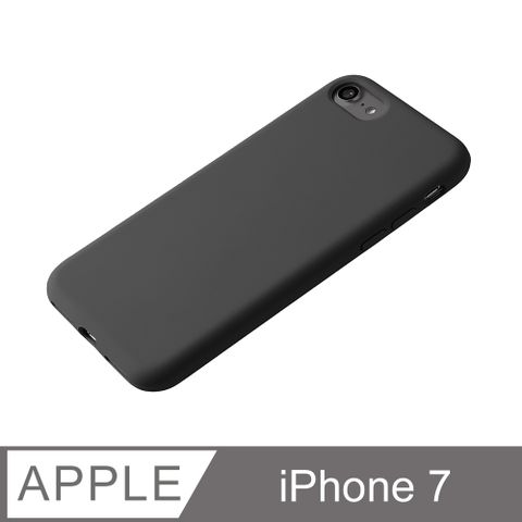 【經典液態殼 I 城市系列】iPhone 7 手機殼 i7 保護殼 矽膠殼 軟殼 (黑)