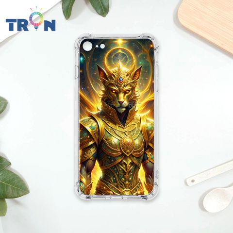 TRON IPhone 7/8/SE2 身披金甲的貓 四角防摔殼 手機殼