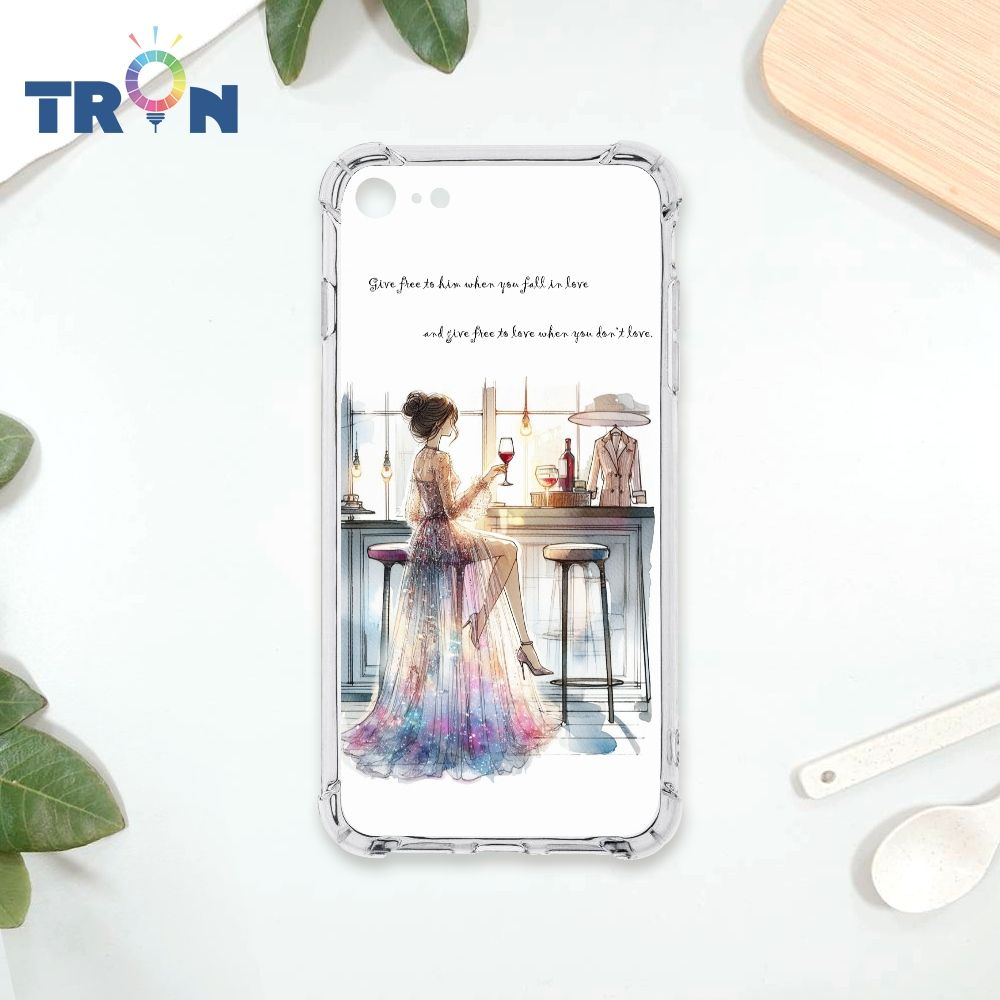  TRON IPhone 7/8/SE2 優雅的女人 四角防摔殼 手機殼