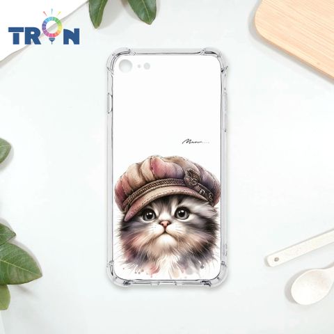 TRON IPhone 7/8/SE2 喵的貓咪 四角防摔殼 手機殼