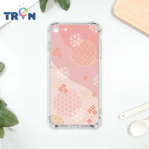 TRON IPhone 7/8/SE2 日系和風圓點散花系列 四角防摔殼 手機殼