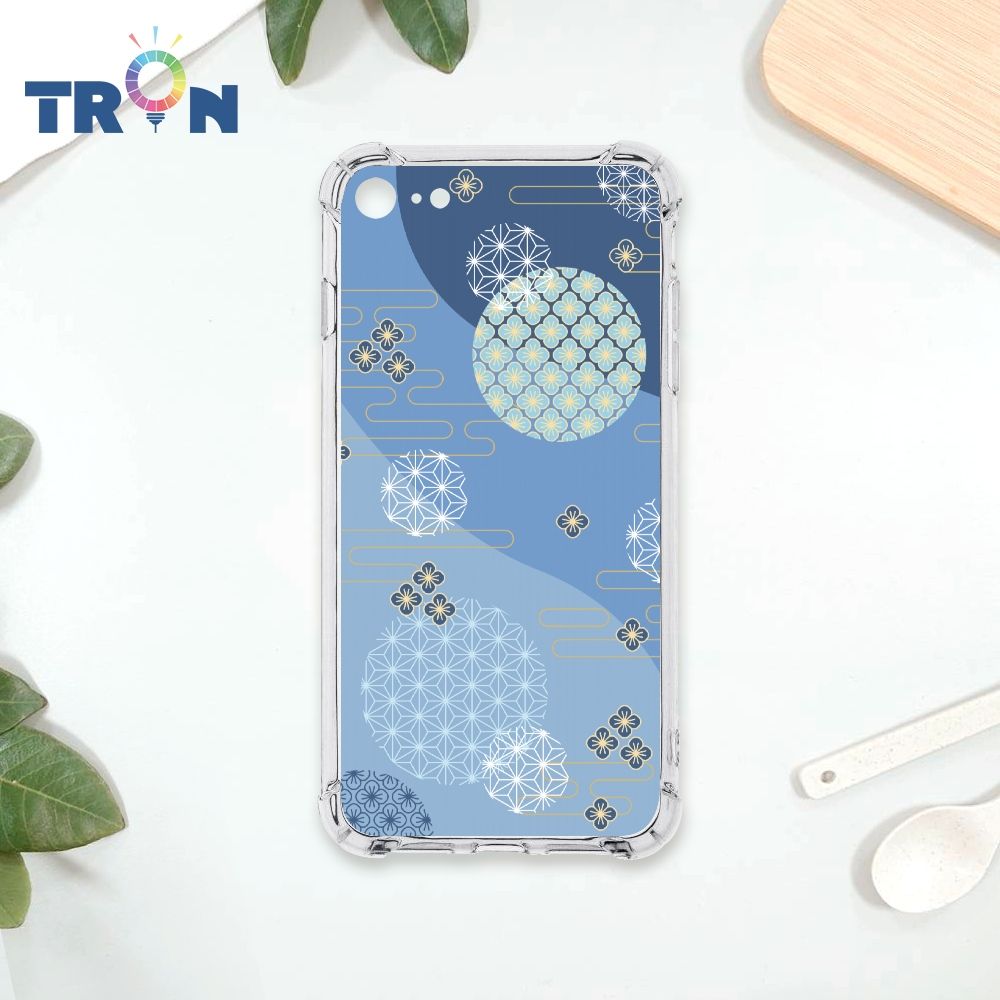  TRON IPhone 7/8/SE2 日系和風圓點散花系列 四角防摔殼 手機殼