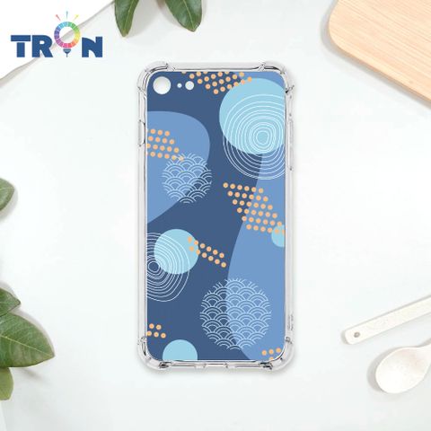 TRON IPhone 7/8/SE2 日系和風圓點海波系列 四角防摔殼 手機殼