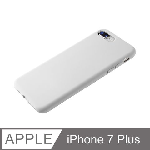 【經典液態殼 I 春櫻系列】iPhone 7 Plus 手機殼 i7 Plus 保護殼 矽膠殼 軟殼 (白色)