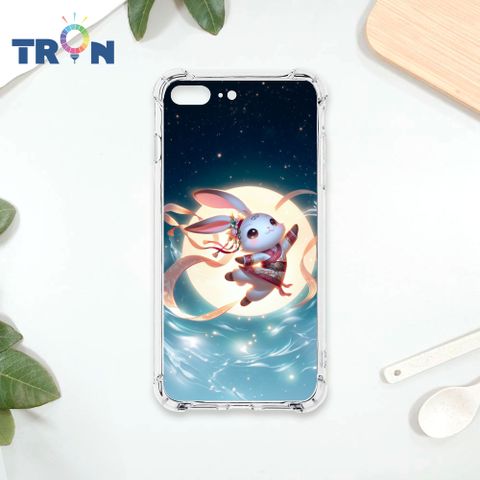 TRON IPhone 7 8 PLUS 古風月亮兔子 四角防摔殼 手機殼