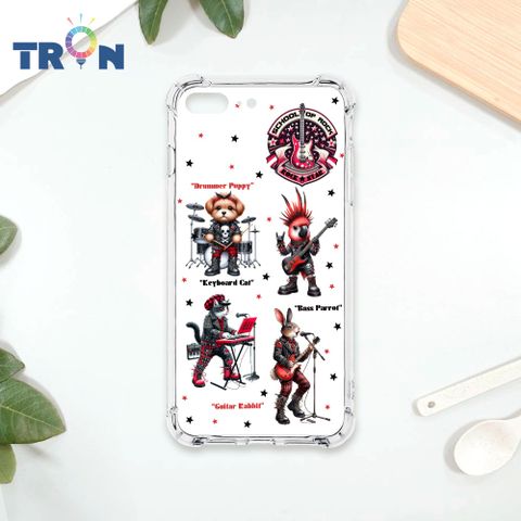 TRON IPhone 7/8 PLUS 毛孩搖滾教室 四角防摔殼 手機殼