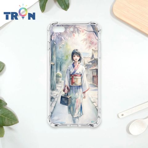 TRON IPhone 7/8 PLUS 水彩少女 四角防摔殼 手機殼