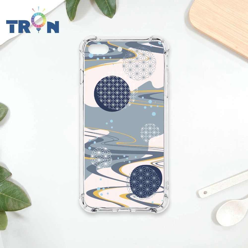  TRON IPhone 7/8 PLUS 日系和風圓點星河系列 四角防摔殼 手機殼