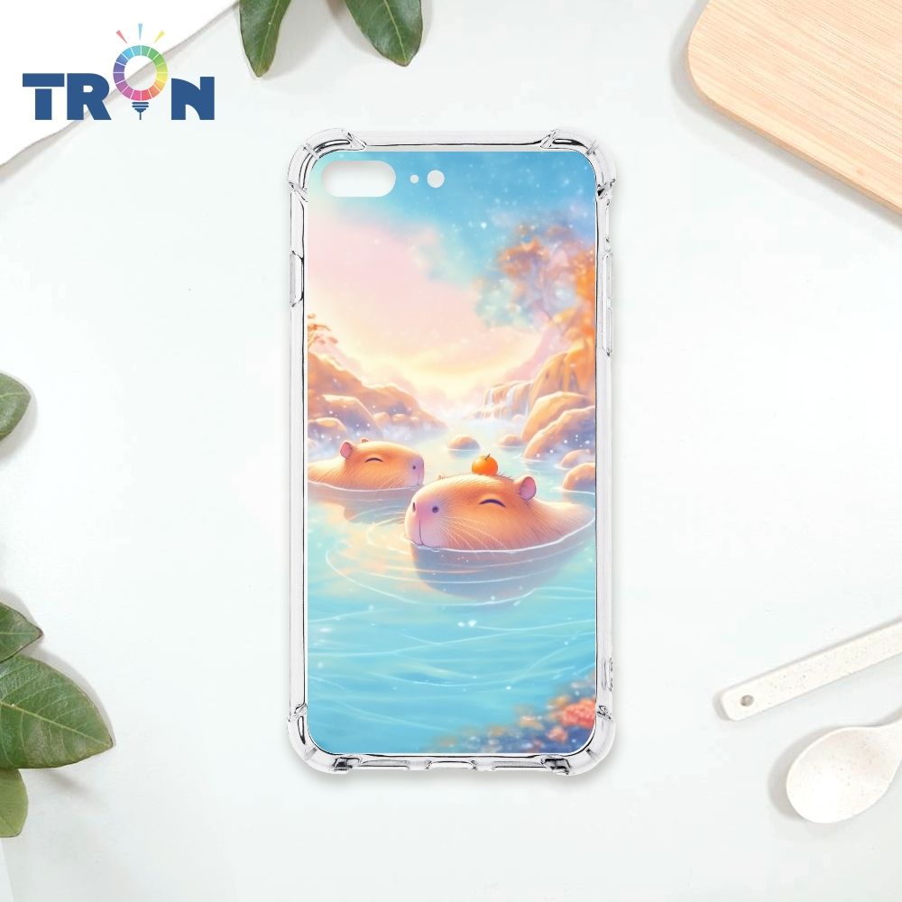  TRON IPhone 7/8 PLUS 溫泉水豚系列 四角防摔殼 手機殼