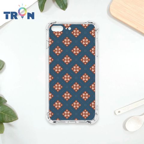 TRON IPhone 7/8 PLUS 幾何復古花磚B款 四角防摔殼 手機殼