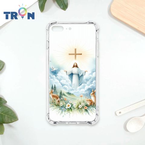 TRON IPhone 7/8 PLUS 耶穌水彩 四角防摔殼 手機殼