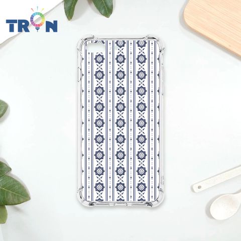 TRON IPhone 7/8 PLUS 幾何復古花磚D款 四角防摔殼 手機殼