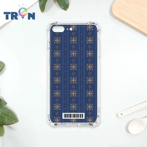 TRON IPhone 7/8 PLUS 幾何復古花磚E款  載具 四角防摔殼 手機殼