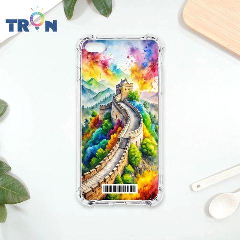 TRON IPhone 7/8 PLUS 建築水墨彩畫 載具 四角防摔殼 手機殼