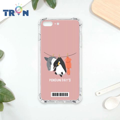 TRON IPhone 7/8 PLUS 文青風背景曬企鵝  載具 四角防摔殼 手機殼